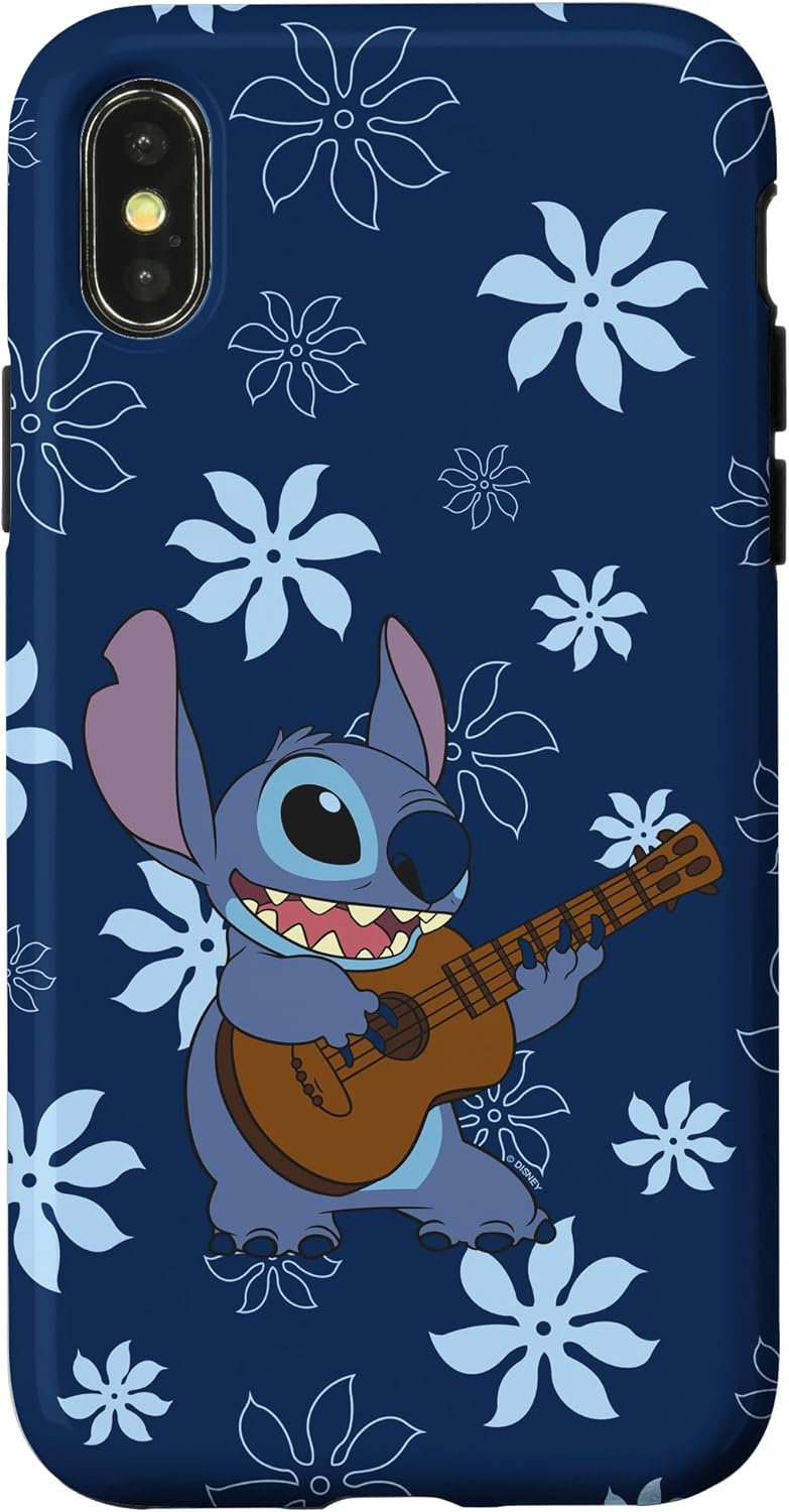 Disney Lilo & Stitch Floral Guitar Stitch Case for iPhone 13 Pro Max