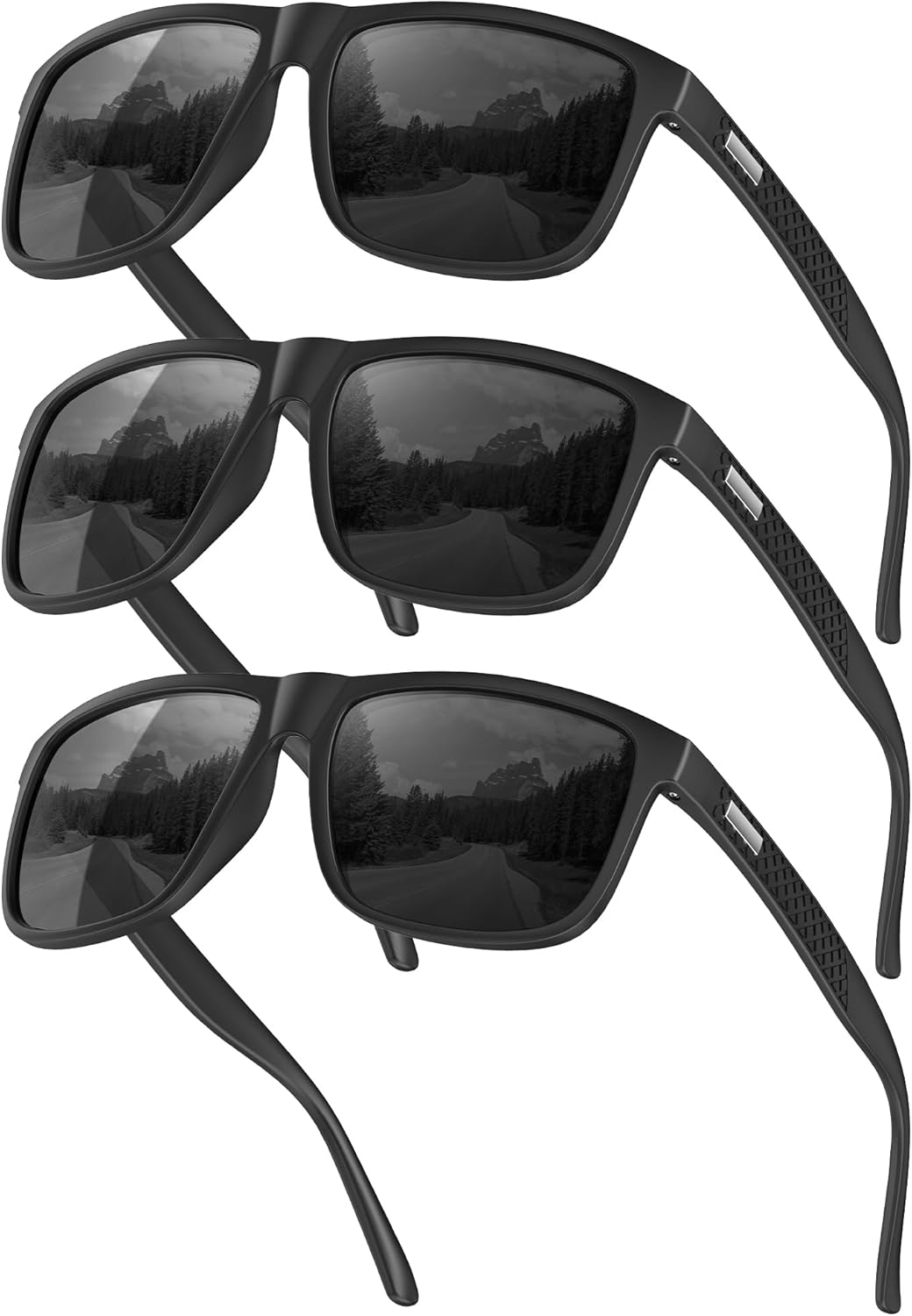 Sunglasses-for-Men Polarized Mens Sunglasses: Retro Sun glasses with UV Protection for Driving Fishing Golf