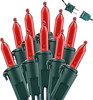 Vista 18 de Brizled - Luces para árbol de Navidad que cambian de color, 100 luces LED de 33 pies, conectables, 12 modos, color blanco cálido y multicolor