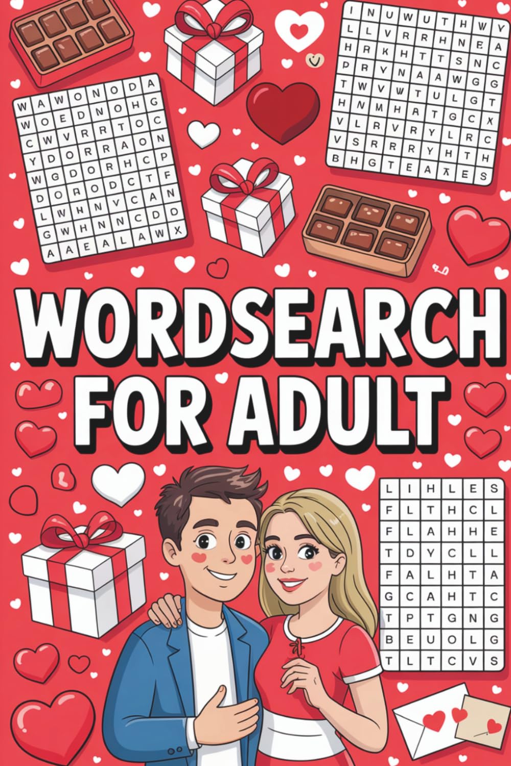 Wordsearch for Adult: Interactive Puzzle Workbook for Grown-Ups