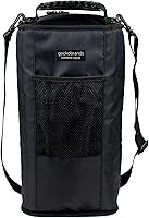 Vista 3 de geckobrands Verticool Cooler - Bolsa térmica suave portátil aislada con correa ajustable para el hombro, capacidad para 9 latas o 2 botellas