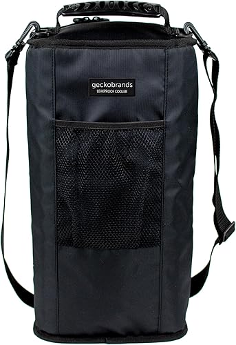 Miniatura 3 de geckobrands Verticool Cooler - Bolsa térmica suave portátil aislada con correa ajustable para el hombro, capacidad para 9 latas o 2 botellas de