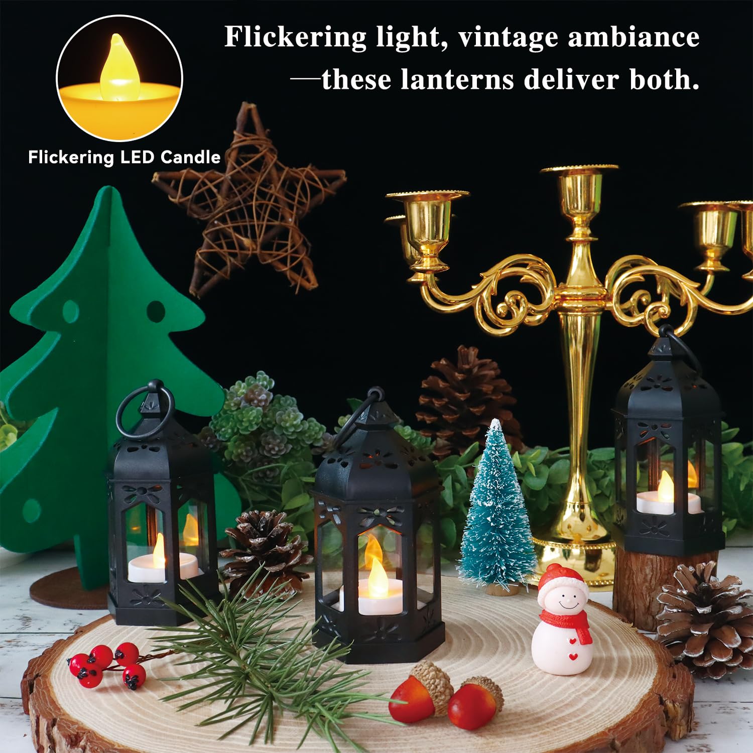 Amazon.com: LLQ 8Pcs Mini Lanterns for Centerpiece, Medieval