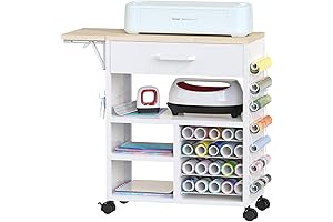 Versatile Heat Press Table with Amplified Storage: A Crafter's Haven