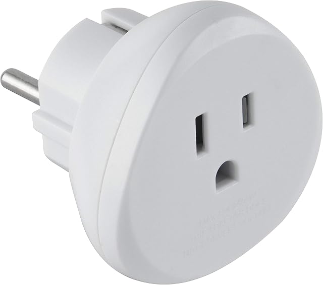 Electraline 70059 Gniazdko, Biały, 8 x 6 x 6 cm; 60 g