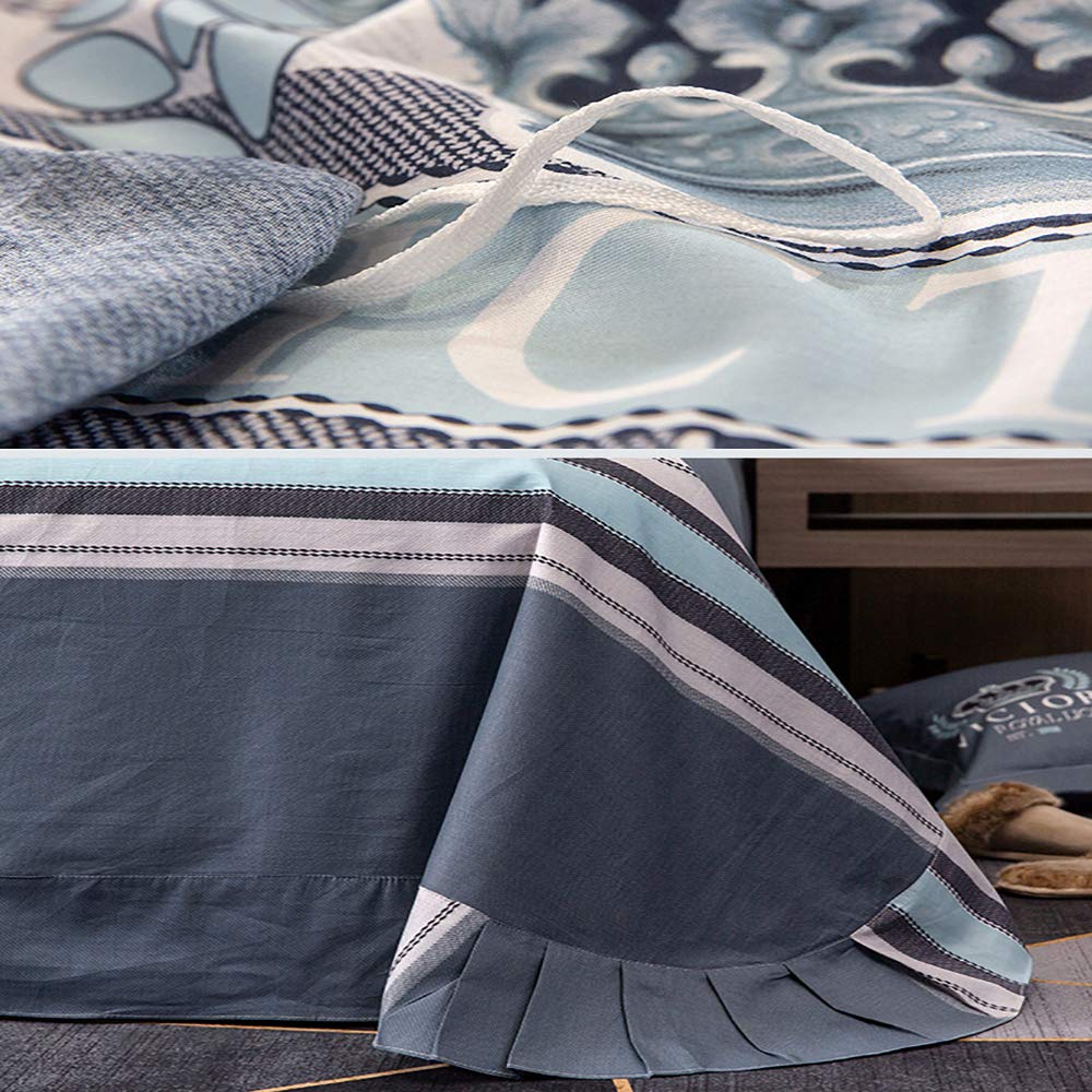 Amazon｜布団カバーセット、コットンシンプルなメンズストライプ