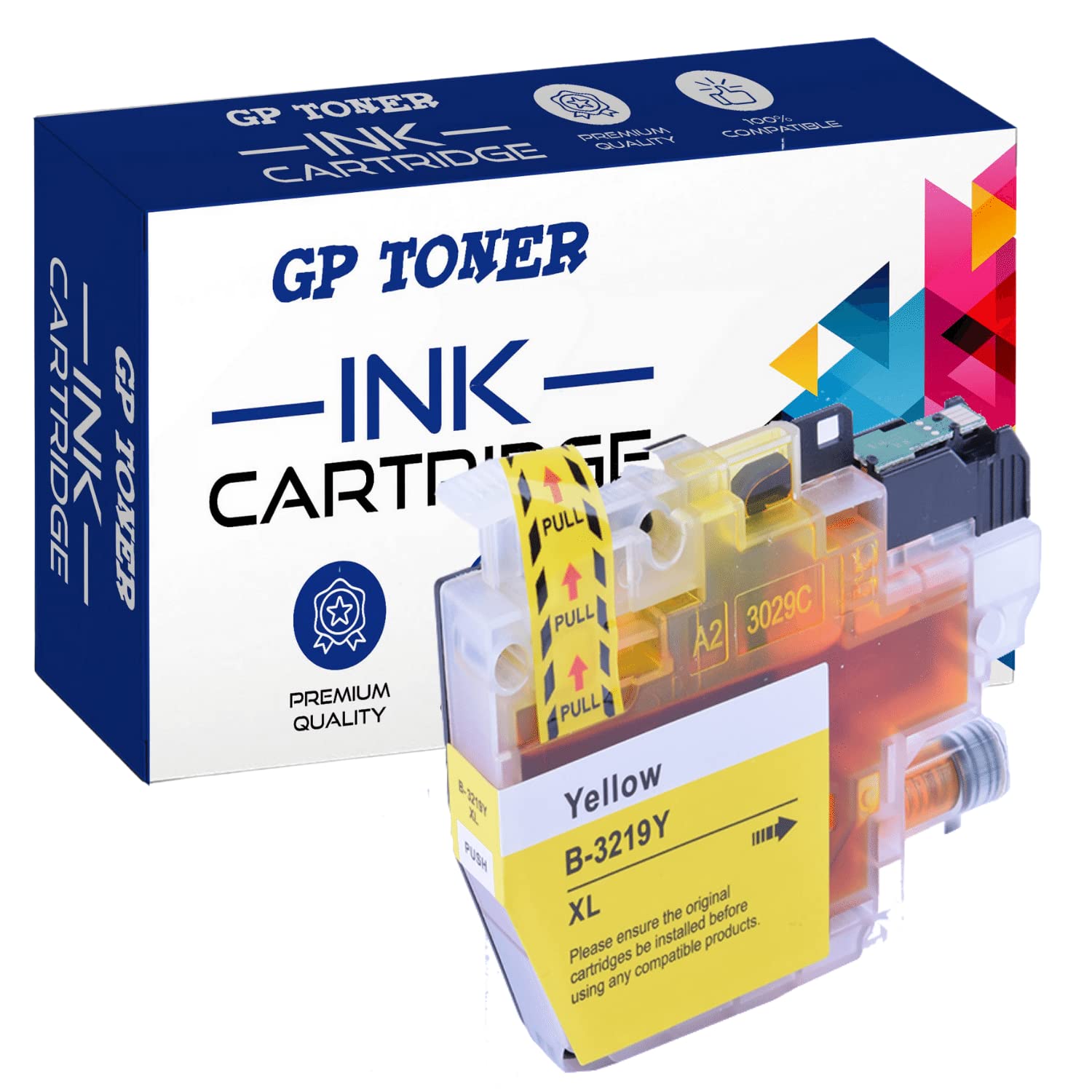 GP TONER Druckerpatrone Gelb – Ersatz Für Brother LC-3219XL, 20 Ml, Für MFC-J Serie