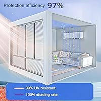 Vista 5 de Película reflectante de privacidad para ventana con bloqueo solar, película de aislamiento térmico de papel de aluminio, control de calor, tinte