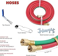 Vista 7 de Oxy - Kit de antorcha de acetileno con tanques, juego de soplete de corte de soldadura de soldadura portátil, reguladores de tanque de acetileno