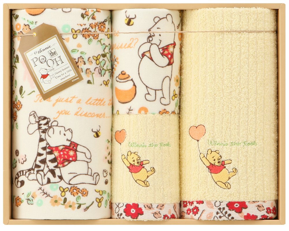 Amazon｜UCHINO Disney ギフトコレクション ハニーガーデン くまのプー
