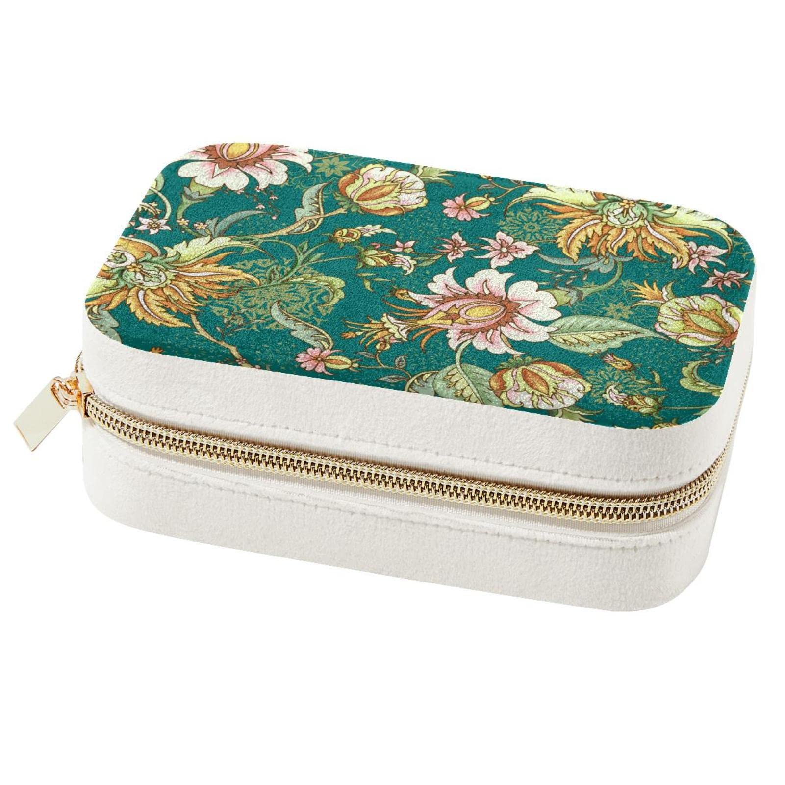 Boîte à bijoux vintage fleurs, l'écrin haut de gamme pour vos bagues