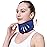CozyHealth Neck Brace for Neck Pain and Support, Soft Neck Support Relieves Pain & Pressure in Spine for Women & Men, Wrap Align Stabilize Vertebrae Foam Cervical Collar for Sleeping (GBlue, M, 3.5 Middle Height)