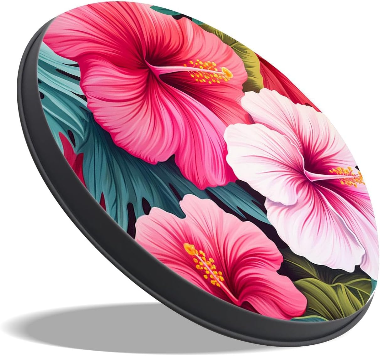 Flower Set of 4 Stove Burner Covers - Premium Round Electric Stove Range Protectors,8 IN & 10 IN