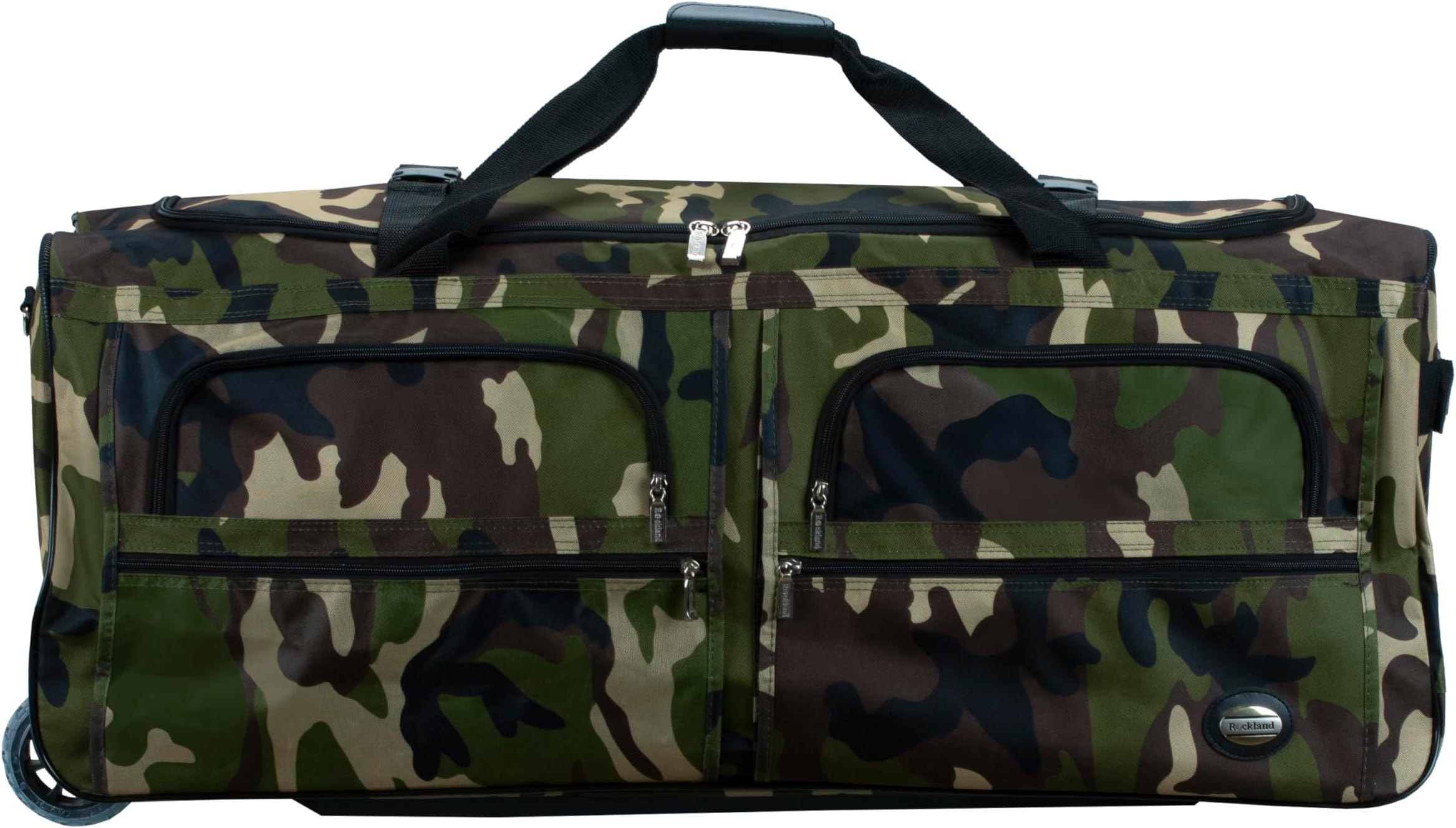 Rolling Duffel Bag, Black, 22"