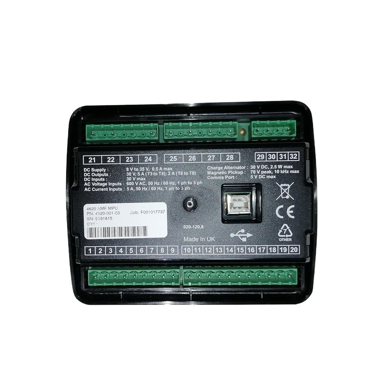 DSE4620 DSE Controller Diesel Generator Engine Auto Start Control Panel Module