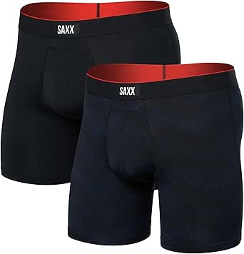 SAXX Underwear Co. Men's Underwear with Pouch Multi Sport Mesh Boxer