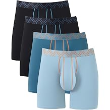 Mens Bulge Enhancing Pouch Boxer Briefs Cool Sport Underwear