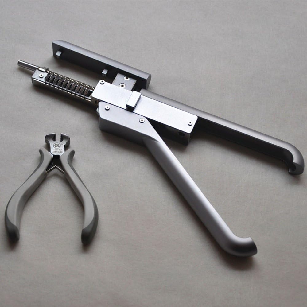 6D High End Hair Extension Machine Connector With Hair Remove Plier No-trace Quick Kit Salon Natural Real Keratin Wig Style Tool