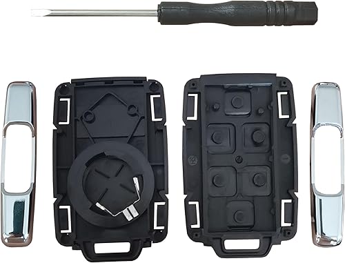 Miniatura 4 de Carcasa de repuesto para llavero GMC Sierra Chevrolet Silverado 1500 2500 3500 2014 2015 2016 2017 2018 2019 2020 GMC Canyon Chevy Colorado