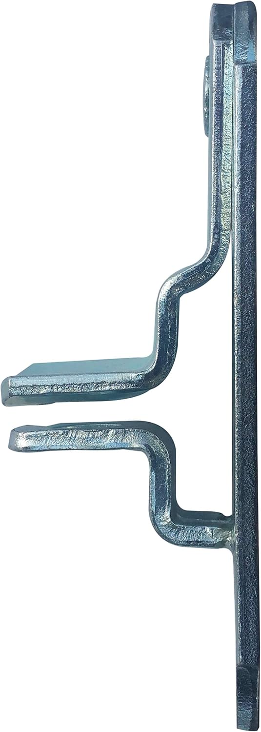 Trailer Door & Ramp Locking Hasp -4" Mounting- Cam Lock Latch Keeper -Zinc- Made in The USA