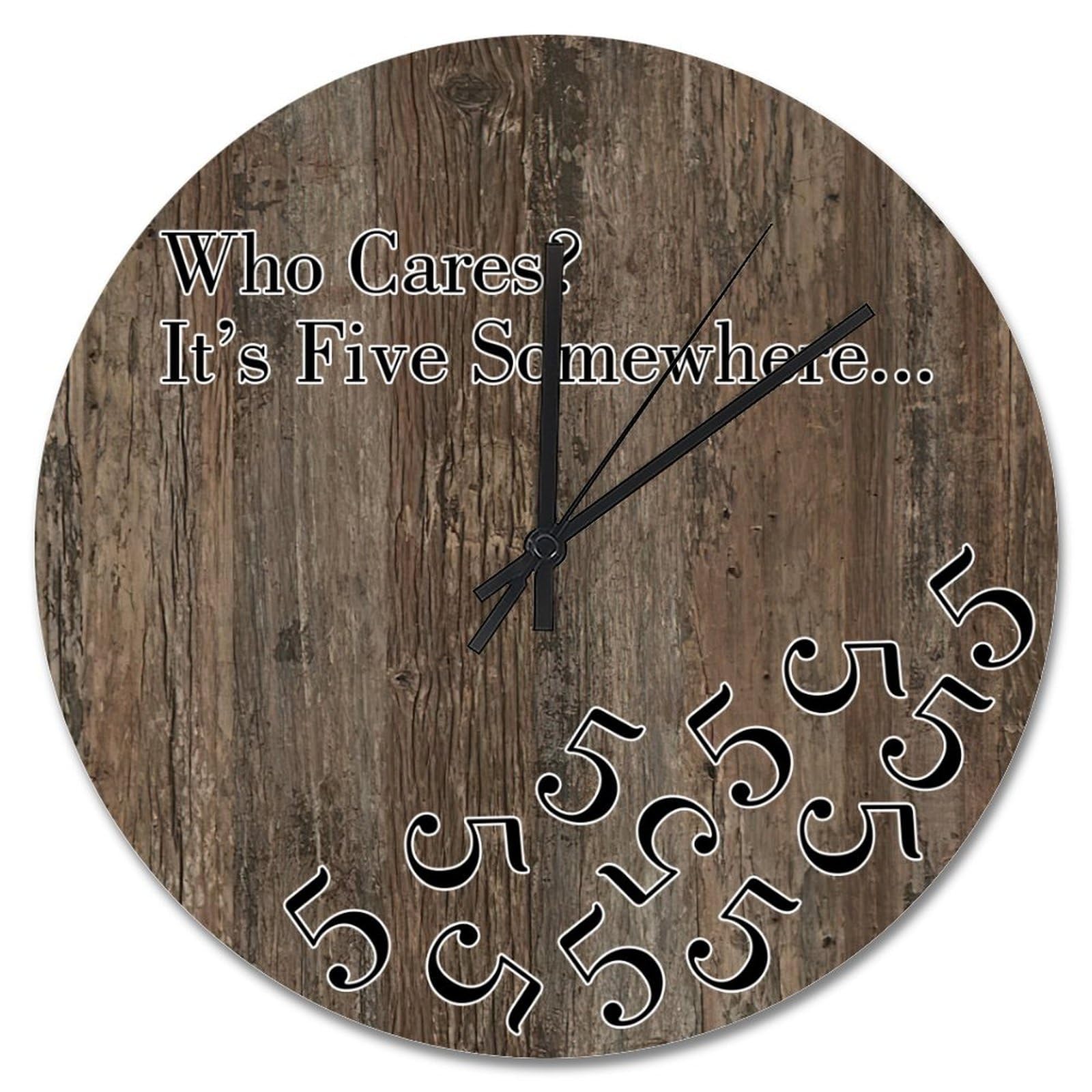 Horloge murale silencieuse pour bureau et école évitant le tic-tac avec style rustique