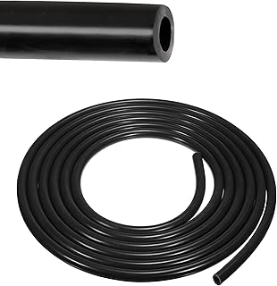 10FT Vacuum Hose Automotive,Car Accessories High Temperature Car Hose for Transporting Air and Water,Automotive Replacement Universal Silicone Vacuum Line,Fits Most Cars Trucks (1/4" (6mm))