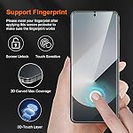 [2Set 4PCS] for Samsung Galaxy Z Flip 6 Screen Protector, 2 Pack Inner Flexible TPU Film+2 Pack Back Tempered Glass Screen Protector with Alignment Tool, Self-Healing, Scratch Resistant