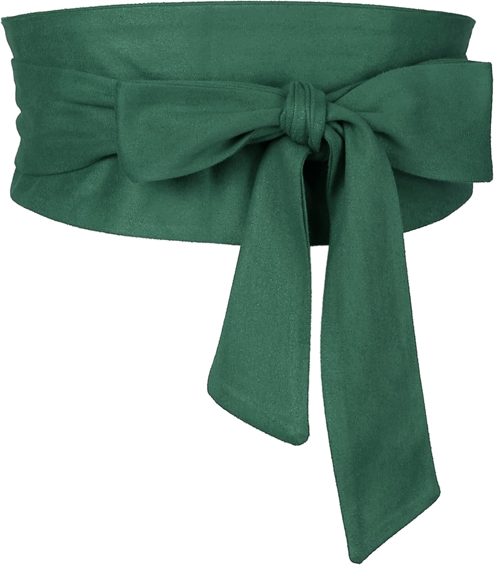 Women Plus Size Solid Obi Belt, Bowknot Self Tie Wrap Wide Sash Waistband Belt for Dress