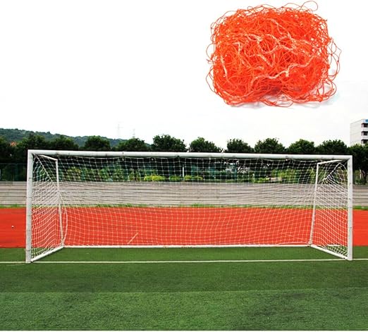 Amazon サッカーゴール ゴールネット 5人制 7人制 11人制 公式サイズ オレンジ 11人制 Yosoo ゴール
