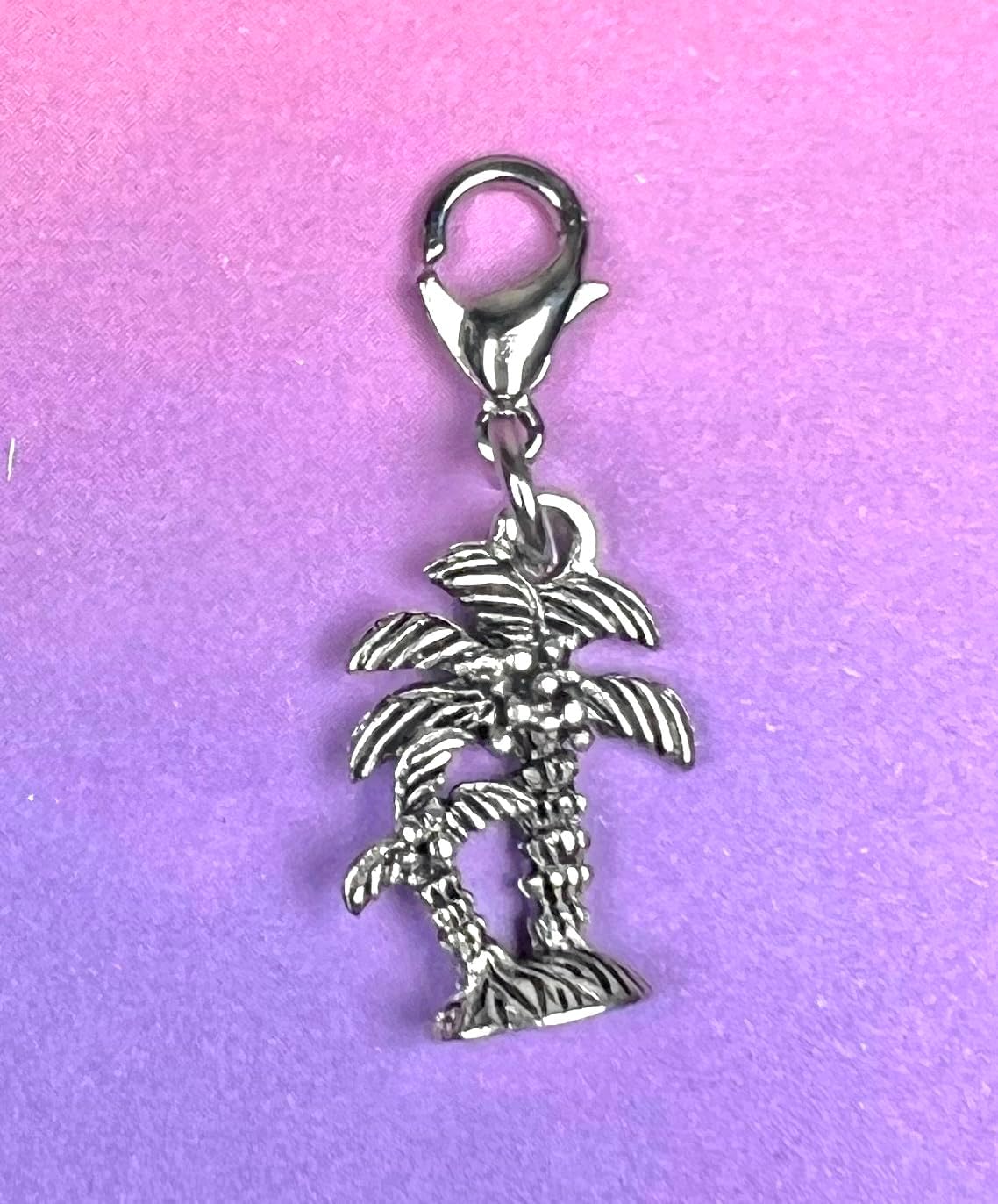 Palm Tree Coconut Tree Beach Clip on Charm Perfect for Necklaces and Bracelets 94Ai - Image 5
