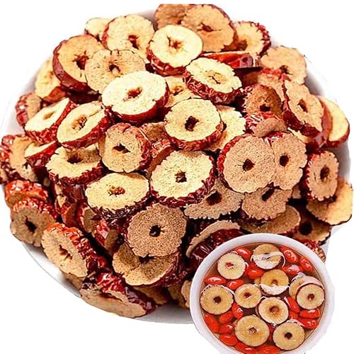 Miniatura 3 de Dátiles rojos secos 17.63 oz Sweet Crispy Dates Rebanadas de azufaifo rojo Rebanadas de azufaifo sin semillas Rebanadas de azufaifo rojo en rodajas