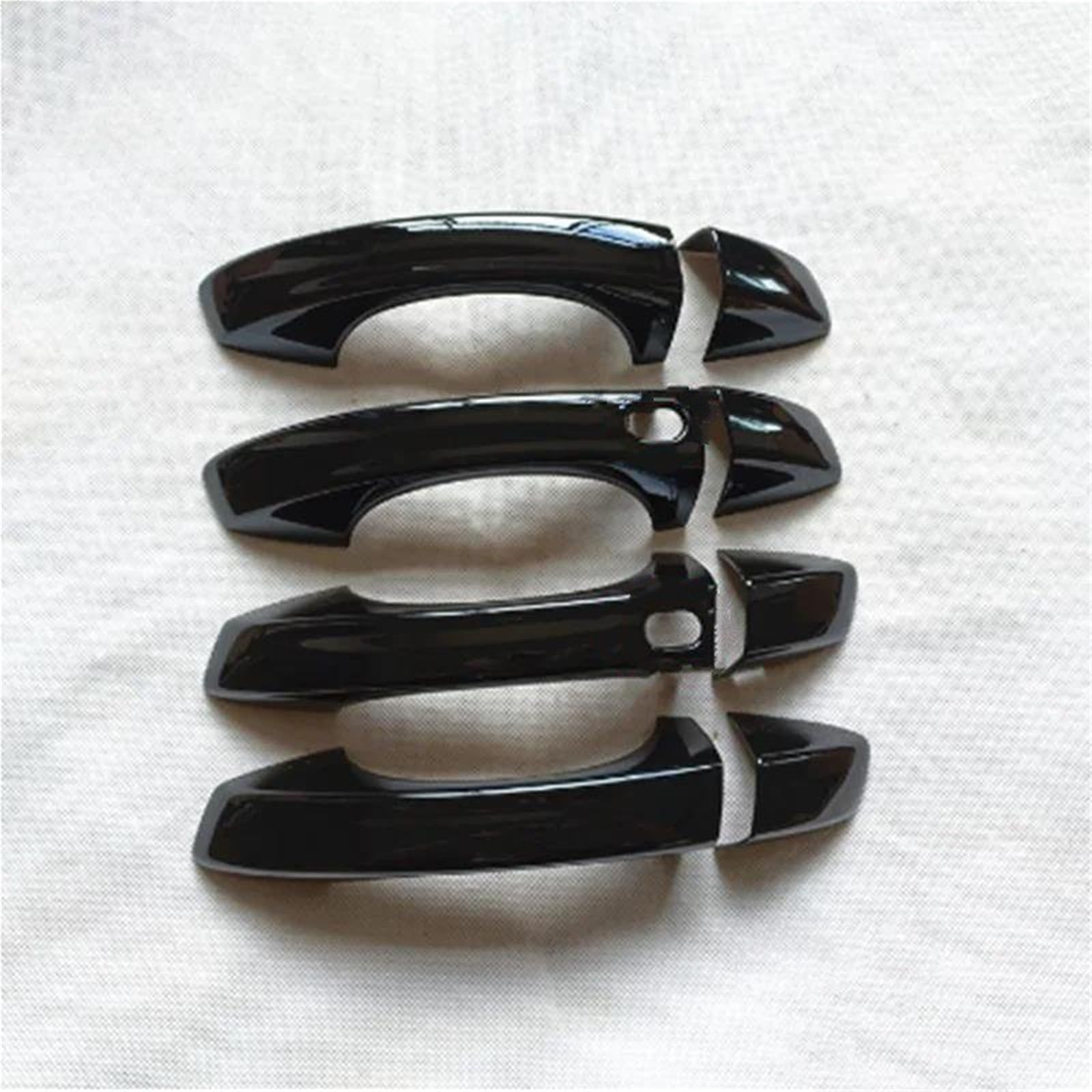 UJNHEQ Plastic Gloss Black Door Handle Cover Trim for Skoda for Fabia 3 Iii MK3 Nj Nj3 Car Styling Stickers Accessories(Type E)