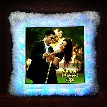 personalised led pillow