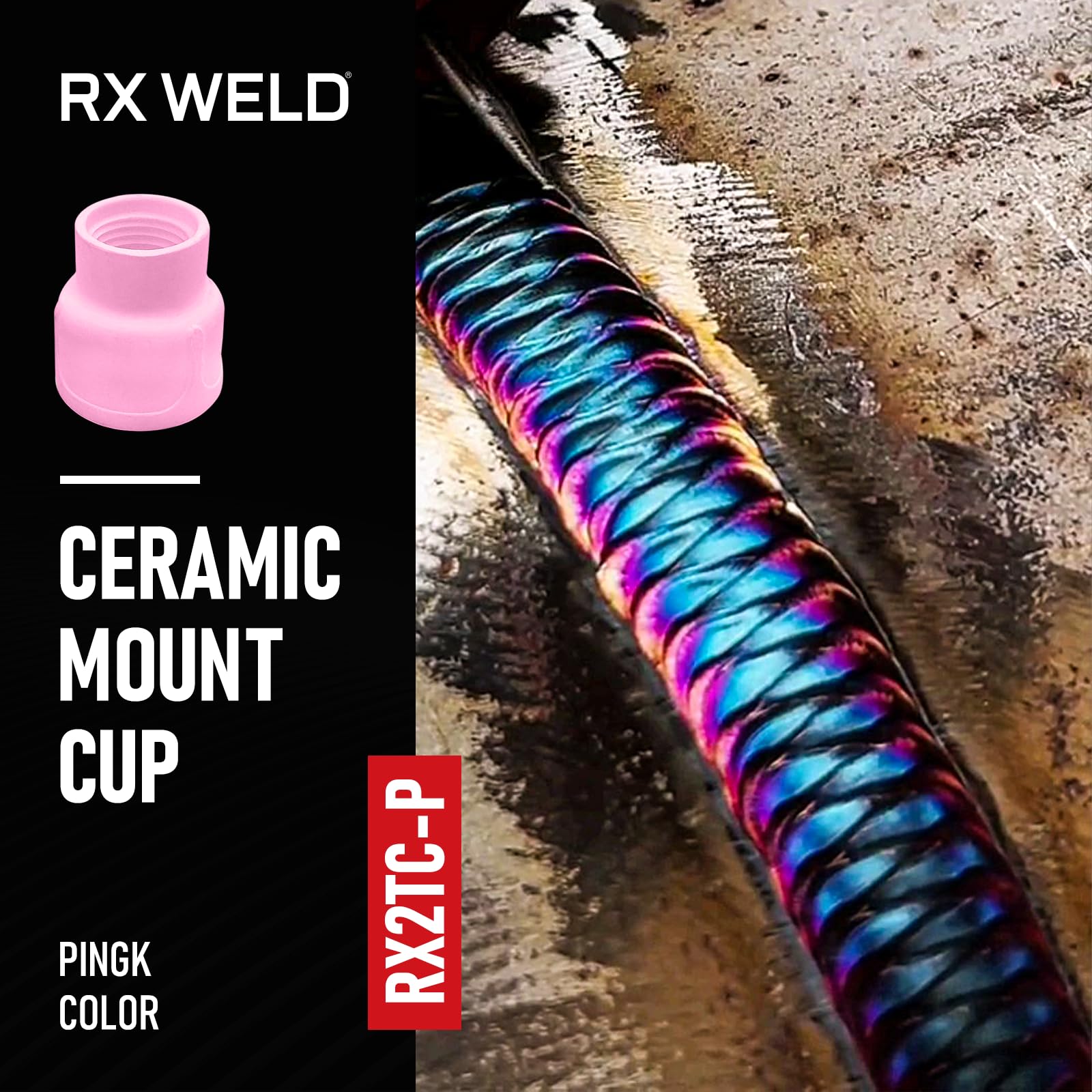 Amazon | RX WELD #12 セラミック (ツインパック) ピンク TIG 溶接