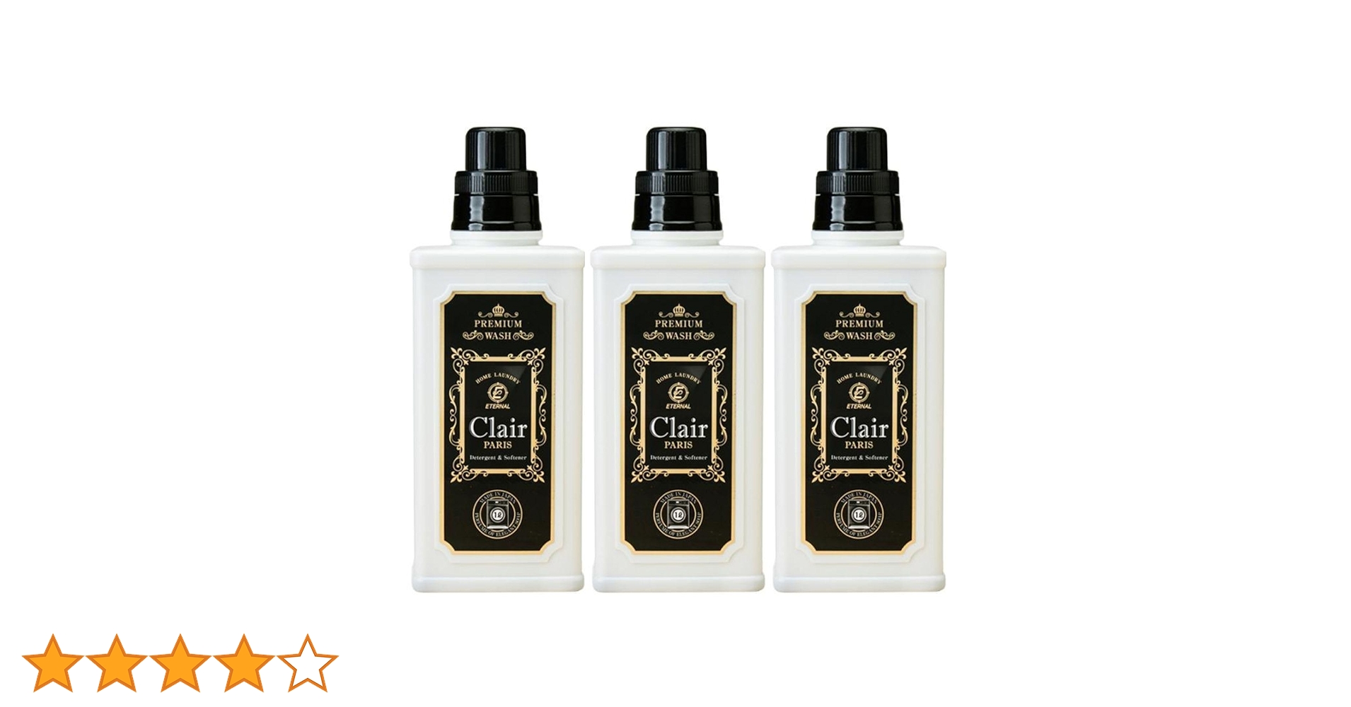 Clair PARIS 洗たく用高濃度洗剤 1000ml 柔軟剤入 6本セット Amazon | 柔軟剤入り洗濯洗剤 クレール パリ 1000ml 本体