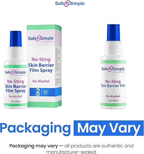 Miniatura 23 de Safe n' Simple Toallitas de barrera para la piel, 25 películas de barrera grandes de 5 x 7 pulgadas envueltas individualmente sin picaduras