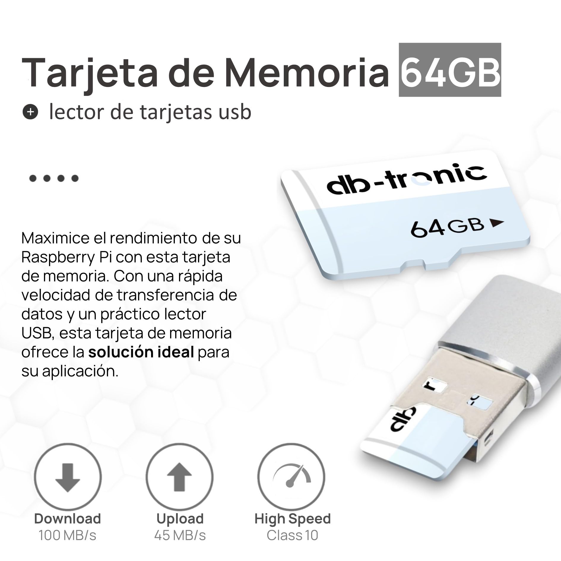 db-tronic Raspberry Pi 3 B+ 1 GB Starter Kit | Edición 64 GB | Alimentación | Carcasa | HDMI 4K | Ideal para Home Assistant y el Smart Home