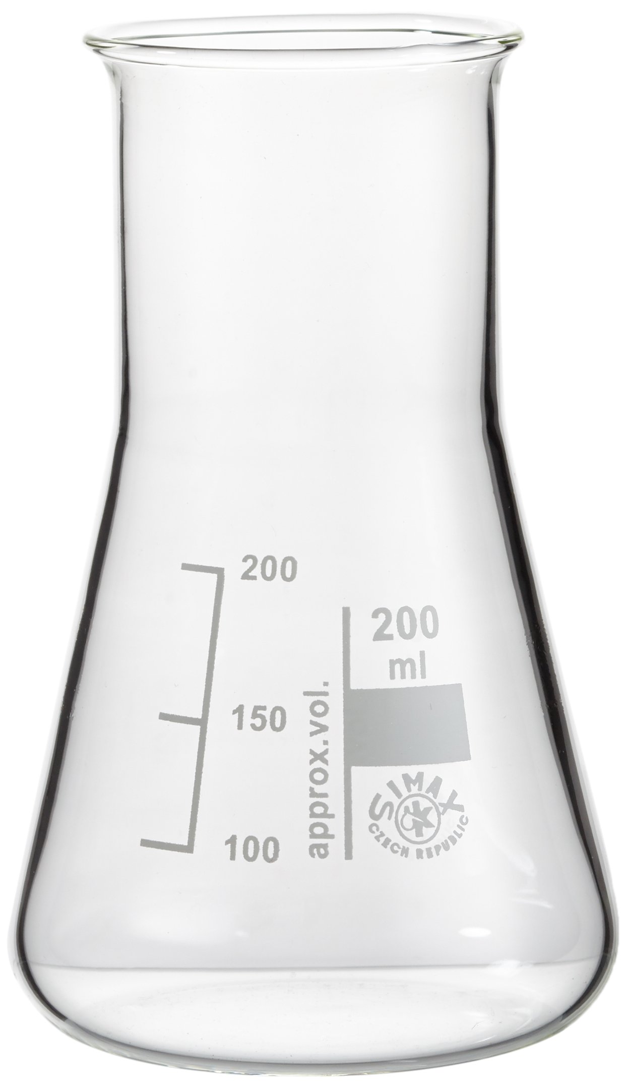 Simax Neolab Electric 1009 Alder Meyer Piston - Cuello ancho (200 ml, 10 unidades)