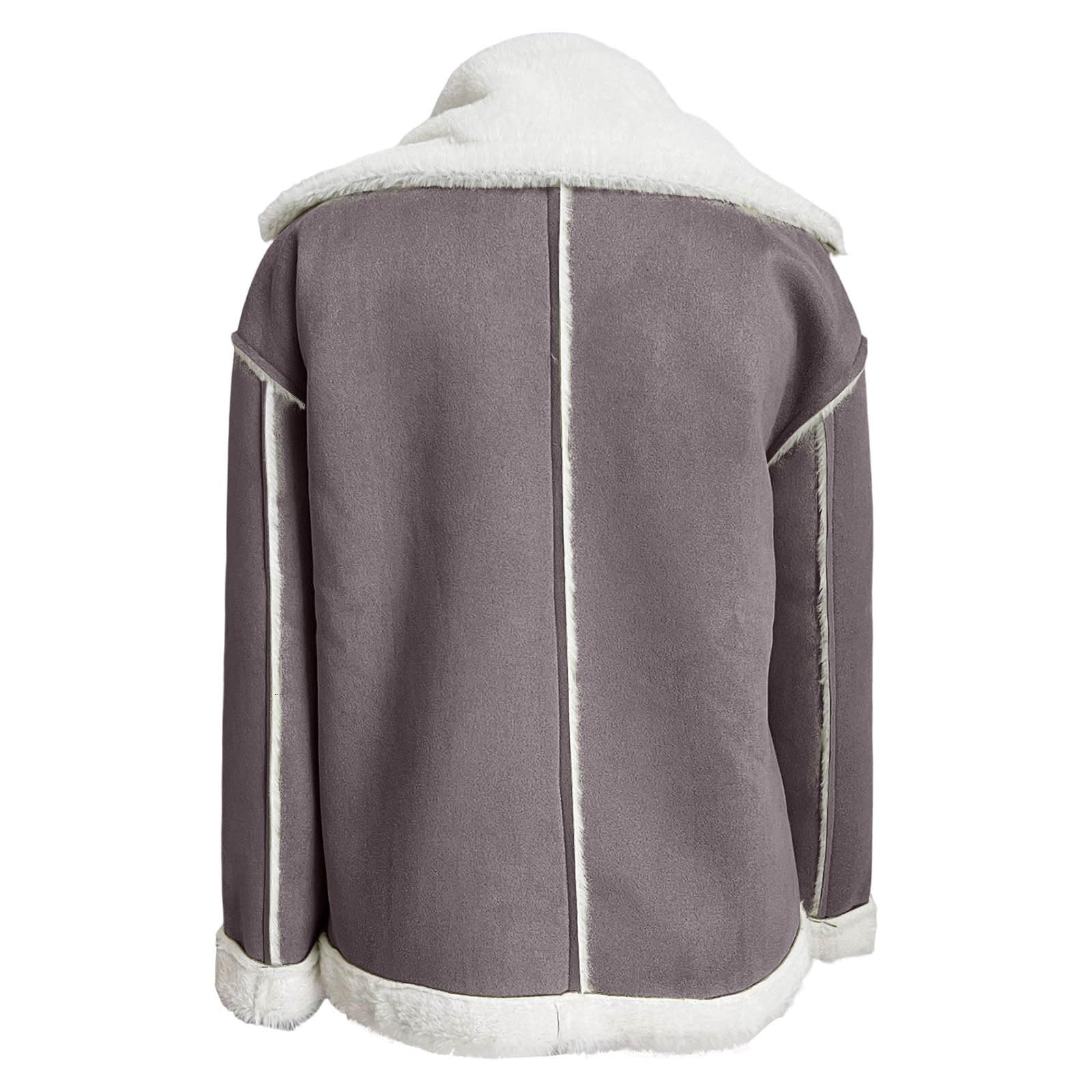Generisch Cappotto invernale 2026 con fodera in pile, isolante, pesante e caldo, a maniche lunghe, per attività all'aperto in condizioni climatiche fredde, abbigliamento quotidiano