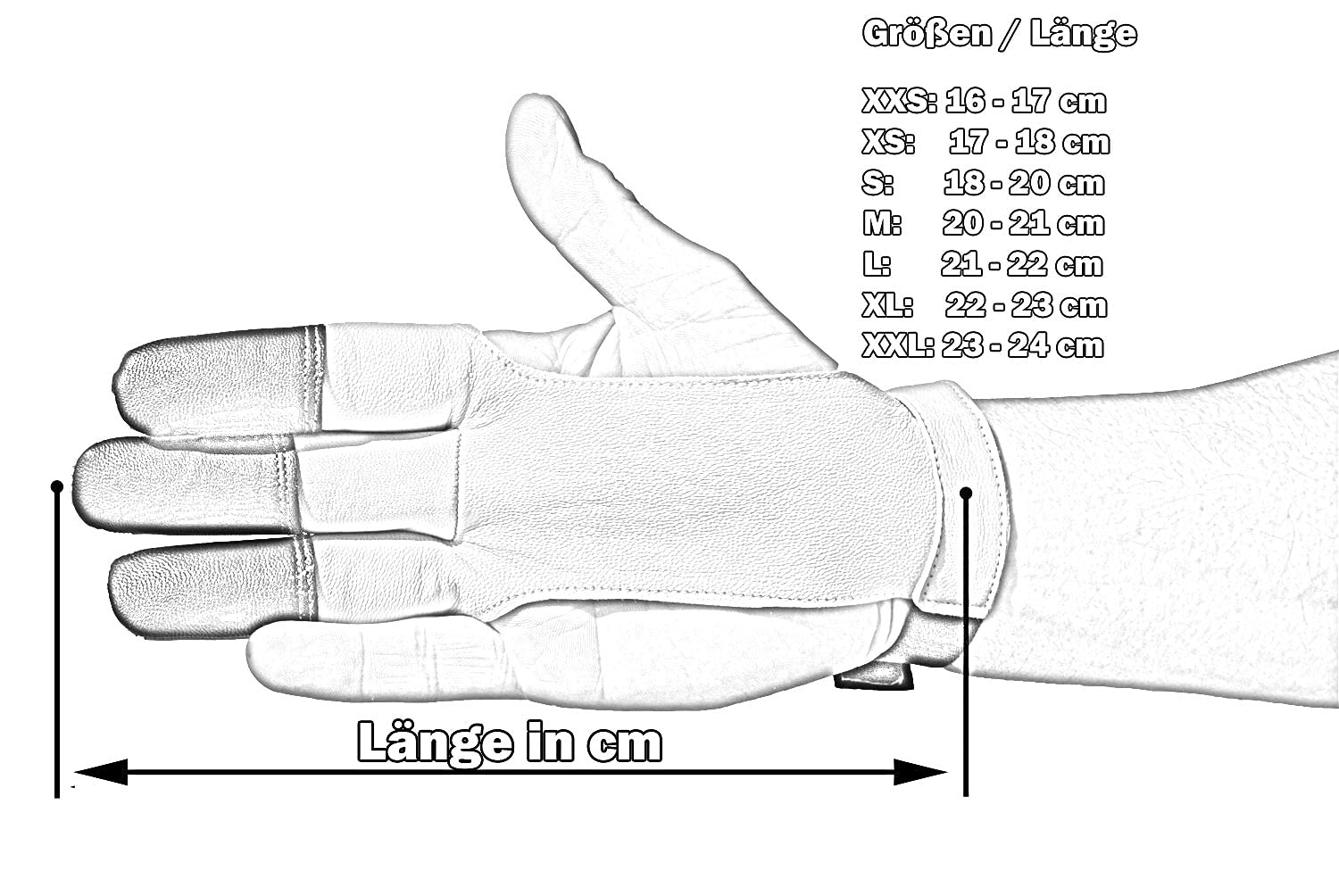 by Beier Germany S - Guanto da tiro Damasco