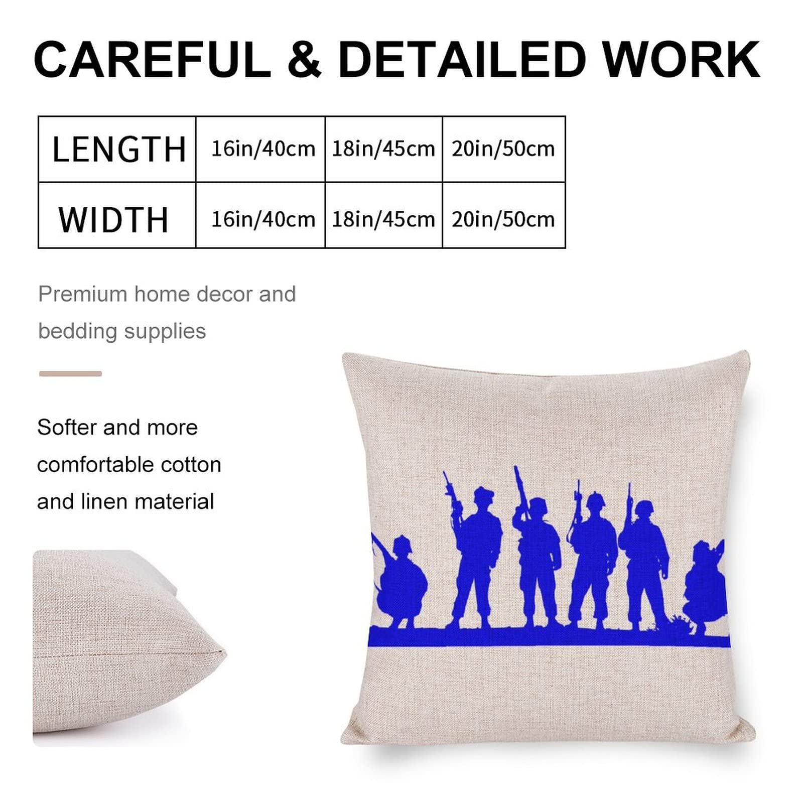Amazon.com: Throw Pillows American Military Soldiers Pillow Covers
