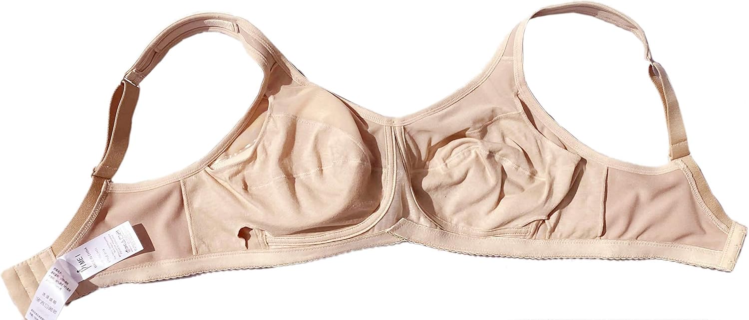 BIMEI 乳房切除ブラ インビジブルポケット 乳房フォーム用 フラワー刺繍ポケットブラ 2118