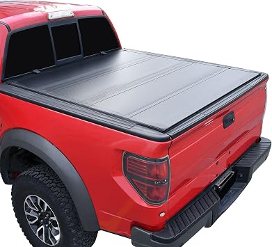 Truckiipa Hard Quad-Fold Truck Bed Tonneau Cover Compatible with 2024 2025 2026 Toyota Tacoma, 5 60" Bed