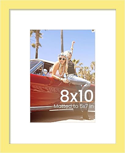 Vista 289 de upsimples - Portarretratos de 8.5 x 11 pulgadas, para fotos de 6 x 8 pulgadas con paspartú o de 8.5 x 11 pulgadas sin paspartú, marcos de fotos