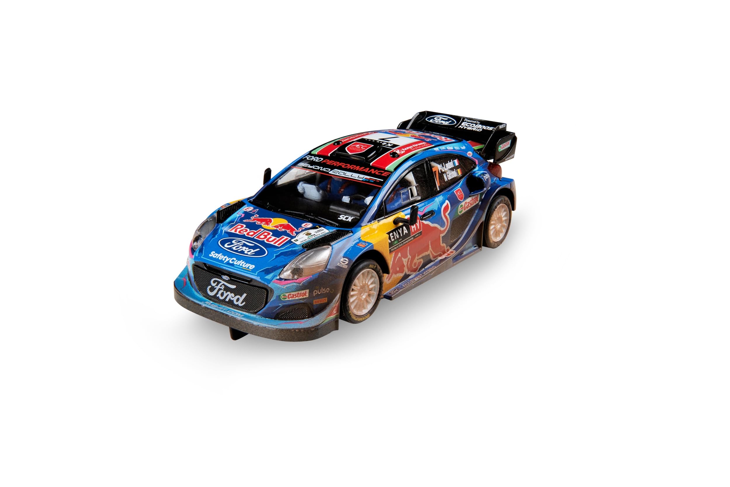 SCALEXTRIC - Coche de Carreras Original - Coche Slot Escala 1:32 (Ford Puma WRC - Kenya Mud Effect) — view 2