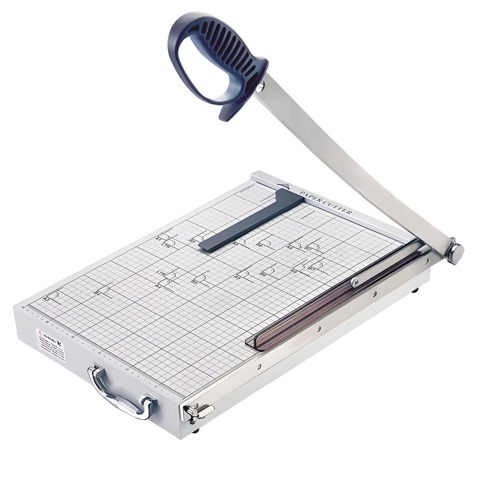 Taglierina Multifunzione A4, taglierina rotativa per impieghi gravosi, tagliacarte tagliacarte Macchina per Coltello da Taglio ID Carta Industriale Professionale Base Metallo