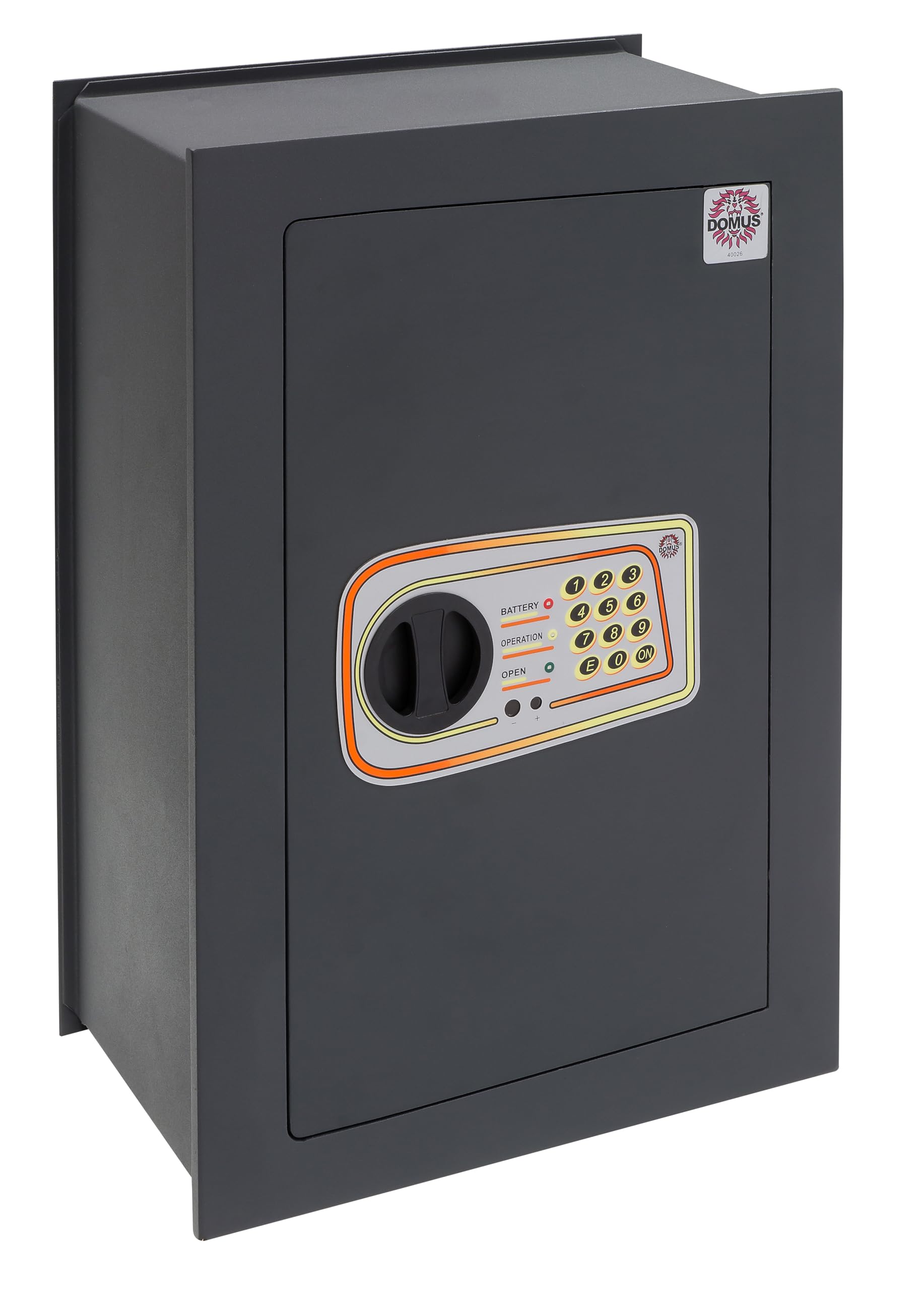 Arregui Domus DL/7 Cassaforte a Muro, Serratura Elettronica, Grigio Scuro