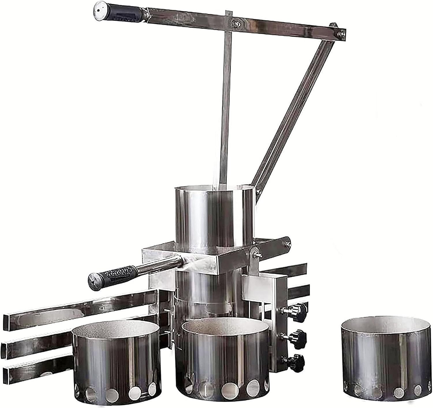 ZanPol ミートボール成形機、ミートボールメーカーツール、エビとフィッシュボール用のステンレス鋼手動野菜とミートボールモールドマ