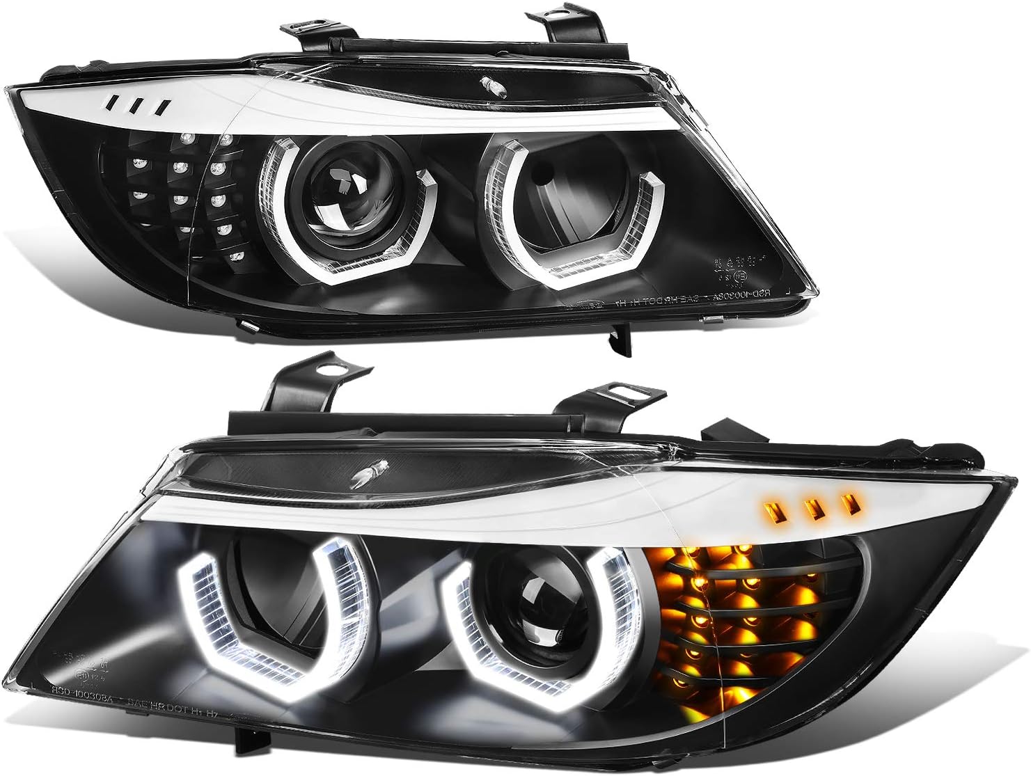 Amazon.com: [Halogen Model] 3D Crystal LED U-Halo Sequential Turn ...