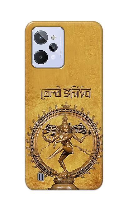 PRINTFIDAA Printed Hard Back Cover Case for Realme C31 Back Cover (Lord Shiva Nataraj) -702